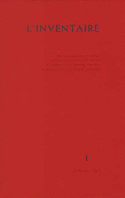 Inventaire, no 01